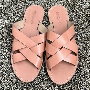 Madewell Brown Strappy Sandals, worn once